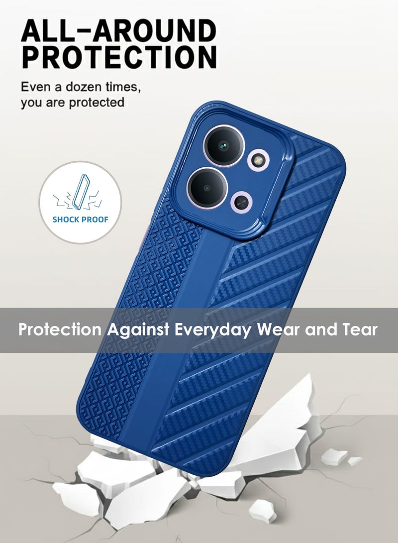 Xiaomi Redmi 15C Silicone Back Case Cover - TPU Silicone Case, Durable & Accurate Cut-outs - Scratch, Dust & Smudge Protection, Shockproof & Water-Proof Cover for Xiaomi Redmi 15C - Blue - Image 3